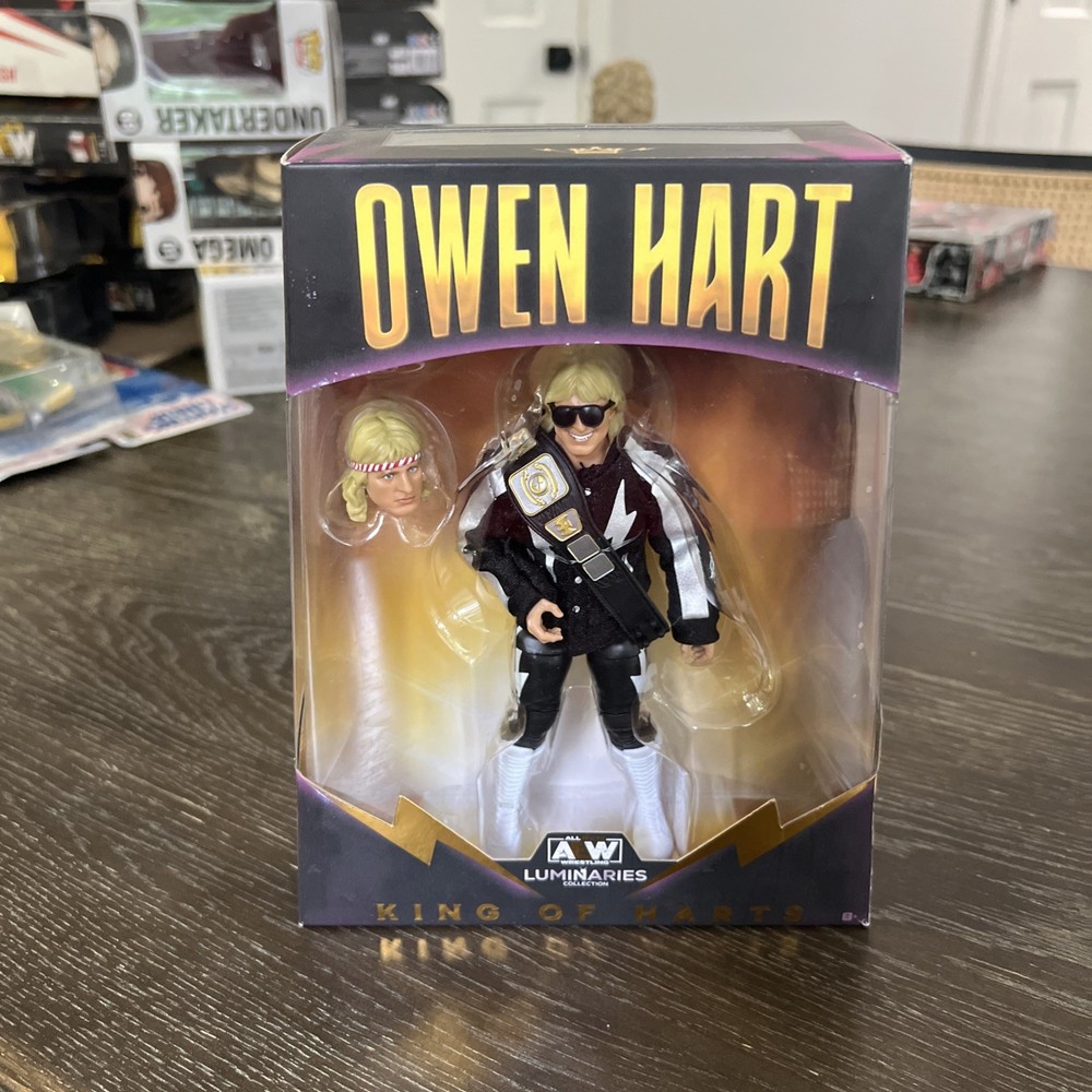 OWEN HART AEW Luminaries Collection KING OF HARTS RINGSIDE EXCLUSIVE 2022