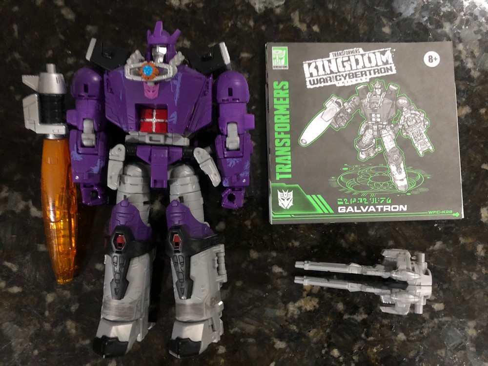 Transformers Galvatron War For Cybertron Kingdom Leader Class 7” 2020 – COMPLETE