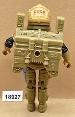 BLACK MAJOR RUSSIAN COSMONAUT COL. YURI ASTRONAUT G.I. Joe 3.75″ Figure