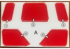 PVC Plastic Sticker&Muzzle Upgrade Kit For W-resources M01 Steel Fortress