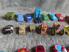 22 Disney Pixar Cars Movie Mixed Character Vehicles – Die cast/Plastic – Toy Car