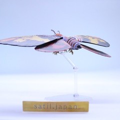 [USED] BANDAI S.H.MonsterArts Mothra Adults & Mothra Special Color Ver. Figure