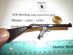 LF12 1/6 Homemade Sterling sub-machine Model L2A1 – L2A3 United Kingdom