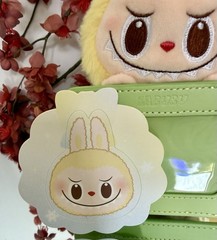POPLAND Pop Mart Twinkly Fairy Tale Labubu Card Holder Sunny Yellow Authentic US