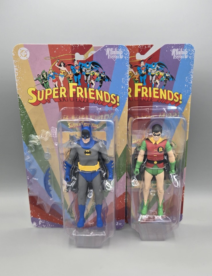 Mcfarlane DC Direct DC Super Friends Batman & Robin Set MOC Case Fresh