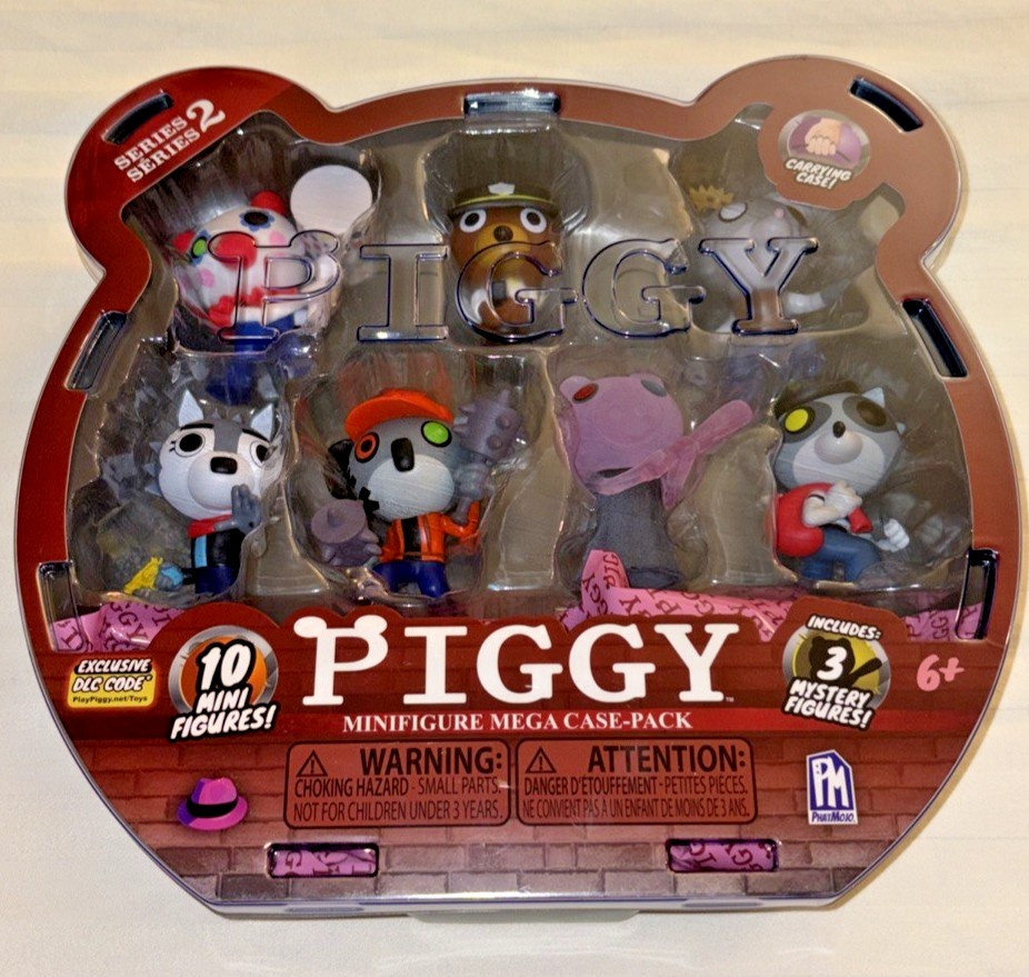 Piggy – Minifigure Mega Case-Pack Series 2 – 10 Minifigures 3″ – 3 Mystery Figs