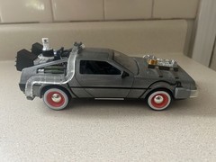 NECA Back To the Future Figure Lot AND Jada Toys Time Machine