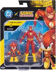 DC X Sonic Action Figure Multipack: Sonic as The Flash & The Flash – 2.5″ & 5″