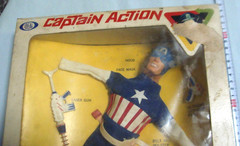 Ideal Captain Action Captain America Action Figure w/Box Vintage Unused