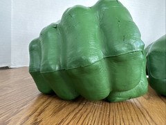 ✨MARVEL INCREDIBLE HULK FOAM SMASH FIST HANDS GLOVES 03 UNIVERSAL WORKING SOUND