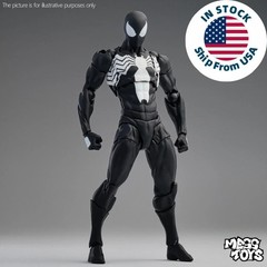 toys Messtoys Symbiote Spider-Man Black Suit Action Figure Collectible Toy Bo