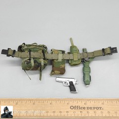 1:6 scale Dragon CIA Agent Jones Belt Pistol Knife Pouch Set for 12″ Figures