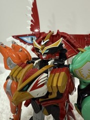 Bandai Power Rangers Wild Force Deluxe DX Isis Megazord (Gao Icarus) Complete