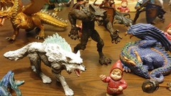 Huge! Lot Schleich World Of Knights Eldrador Bayala Medieval/Fantasy Safari Papo