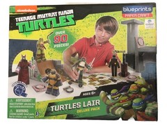 90 pcs Build NEW TMNT Teenage Mutant Ninja Turtles Lair Deluxe Pack Blueprints