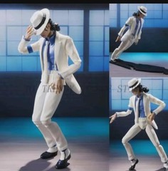 14cm SHF Michael Jackson Action Figure Smooth Criminal Moonwalk PVC.WWW