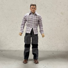 PB-MTR-SET: 1/12 Batman movie Bruce Wayne motorcycle outfit for 6″ Nota body