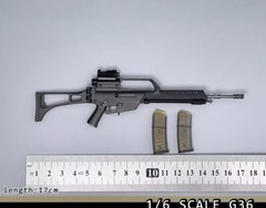 1/6 G36K G36 Assault Rifle Gun Model for 12″ Hot Toys Phicen TBL Action Figures