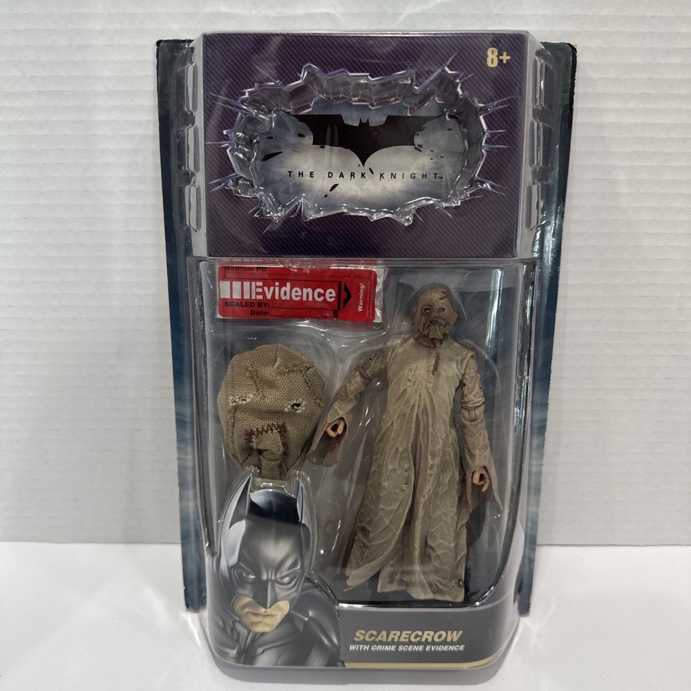 Mattel The Dark Knight Scarecrow 6″ Figure With Crime Scene Evidence NEW NIP