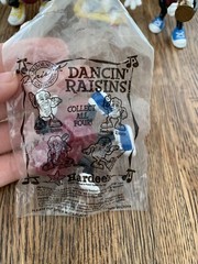 Lot of 4 Vintage California Raisins 1980s & 2001 PVC Toy Figures