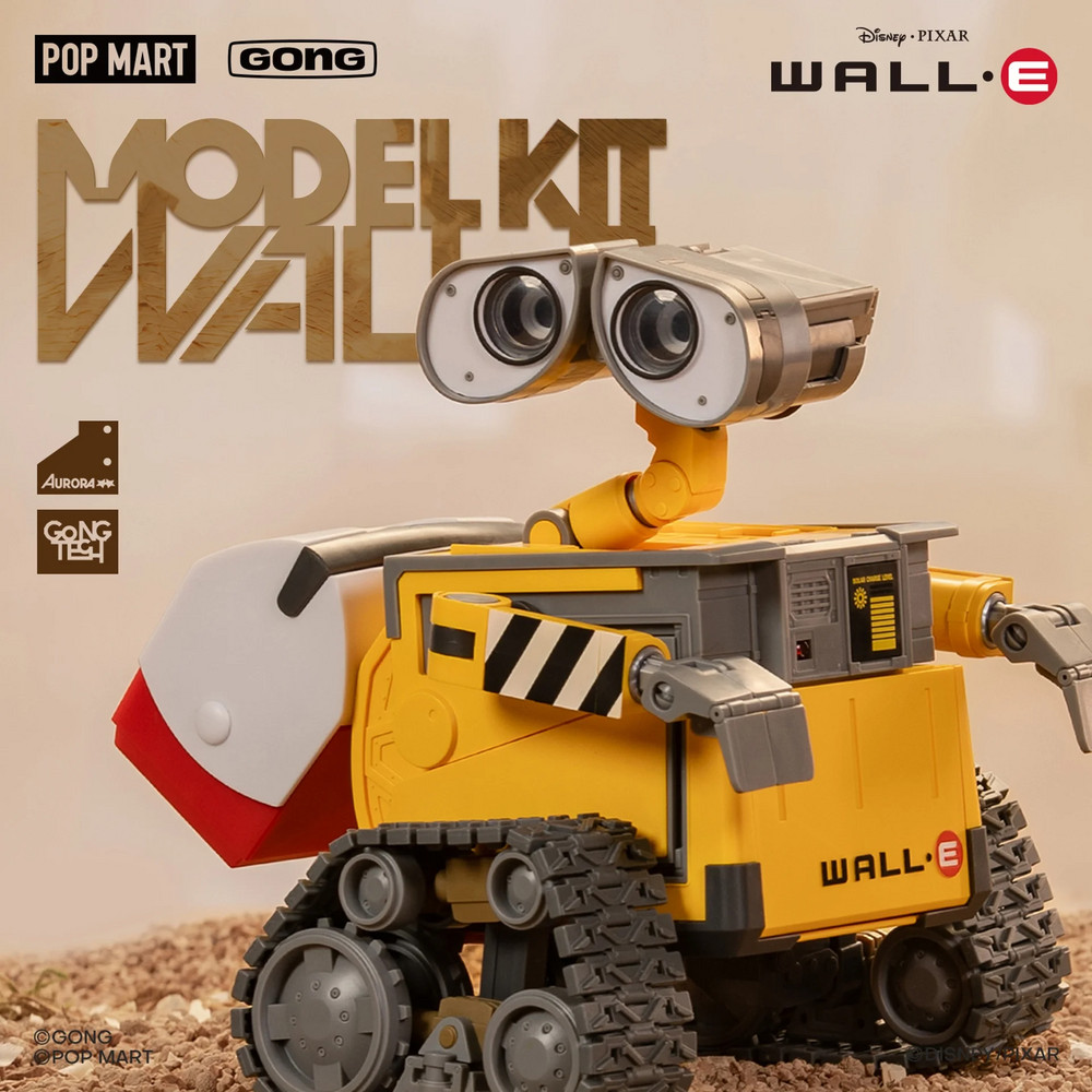 Pop Mart GONG Disney Pixar WALL·E Action Figure Model Kit