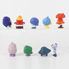 9Pcs/Set Mini inside Out 2 Action Figure Toy Cartoon Movie Joy Anxiety Anger Sad