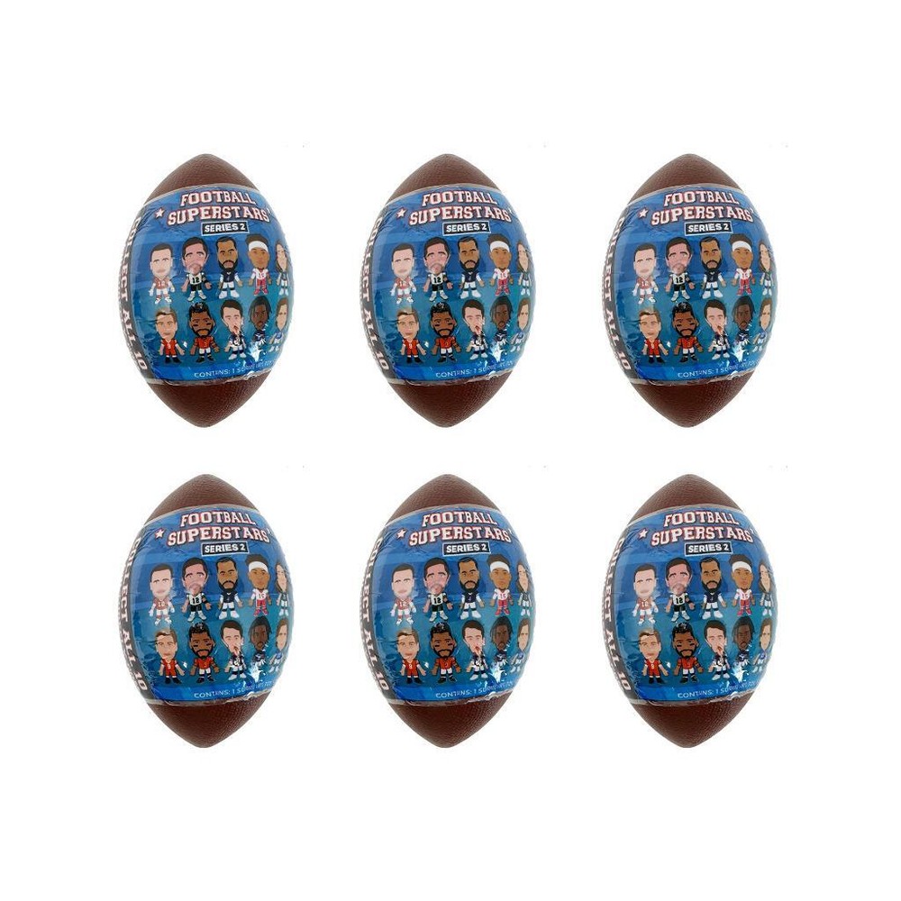 Football Superstars SMOLS NFL Series 2 Figures – Lot of 6 Sealed Capsules NEW!