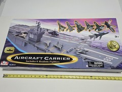 Vtg RedBox Toys Aircraft Carrier Ship 6 Diecast Fighters No.69121 NEW SEALED