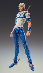 Medicos Super Action Statue JoJo’s Bizarre Adventure Johnny Joestar & pinbadge