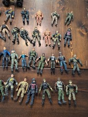 Toy Army Soldier Lot Gi Joe, Other Action Figures, Large Lot, 52 Soldiers
