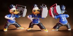 Donald Hip Hop Duck 3D Printed Figure DIY Kit Built Painted Collector Statue