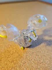 Bakugan Haos Lumagrowl Translucent Clear Gold B 1000 G-Power 20505FWS Toy Figure