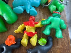 Lot of 10 Vintage Heroes of Goo Jit Zu Figures Moose Toys