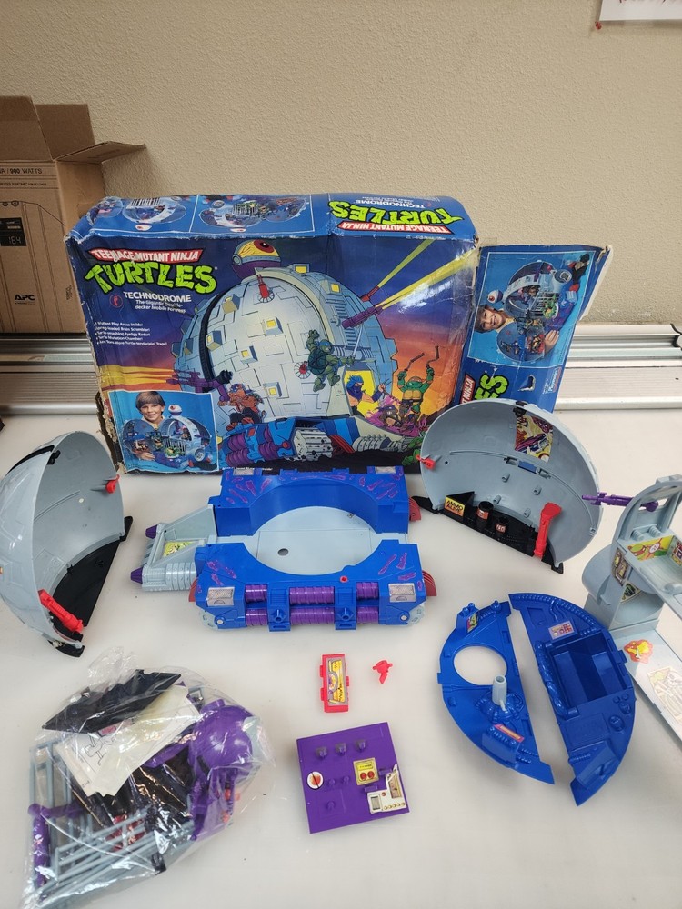 TMNT Technodrome Playset Playmates Ninja Turtles 1990 Original ▪️