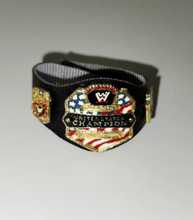 WWE United States Figure title belt custom painted Ruthless Aggression US