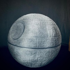 3D Printed Death Star Scaled Down Model