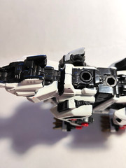 Vintage 2002 Tomy Zoids WHITE LIGER ZERO Robot Figure Incomplete
