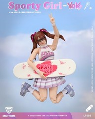LT005: Crazy Figure 1/12 Sport Girl Clothed Action Figure – YOYO