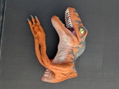 Jurassic Park: Lost World – Velociraptor – 12″ Dinosaur Hand Puppet – Vtg 1996