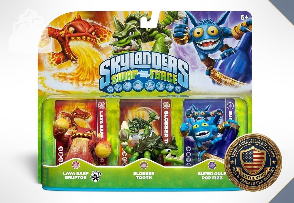 Skylanders SWAP Force Triple Character Pack Spy Action Figures