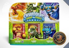 Skylanders SWAP Force Triple Character Pack Spy Action Figures