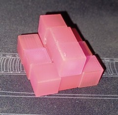 Transformers G1 Energon Cubes 12 Pack of 10mm Sized 3D Printed Translucent Pink2