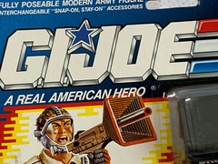 GI Joe 1989 Hasbro Inc “BULLHORN” 4″ Action Figure in Pack Poseable Toy