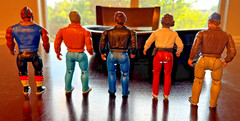 1983 A-Team Lot Of 5 Vintage Galoob 6″ Figures Baracus Amy Face Hannibal Murdock