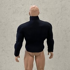 SU-CP-BK: Black Long Sleeve compression shirt for 6″~7″ Muscular Body