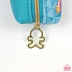 Cookie Run Kingdom Character Pencil Case Mint Green Color Artificial leather