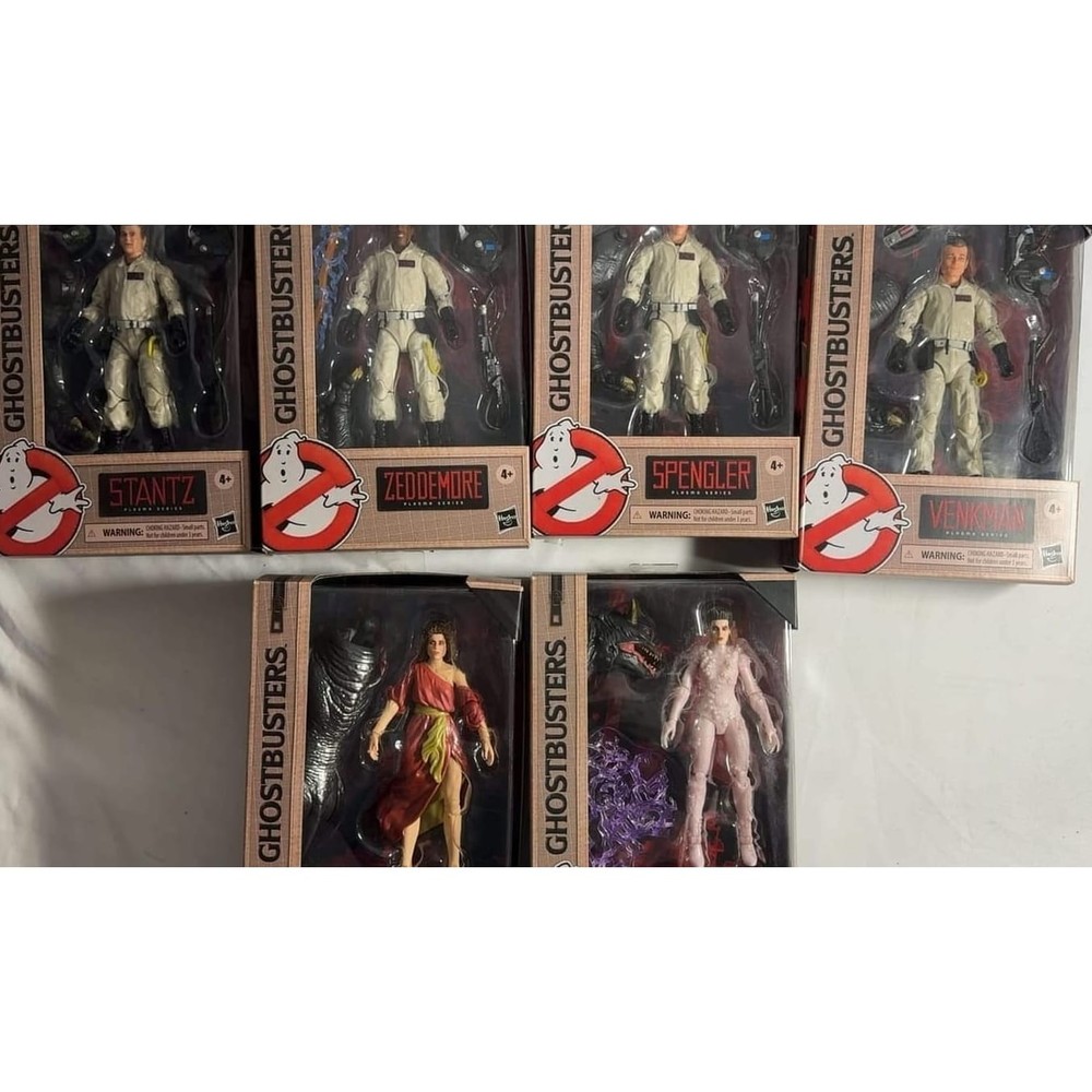 Ghostbusters Plasma Series 6-Figure Set NEW Sealed Build-A-Figure Zuul Hasbro