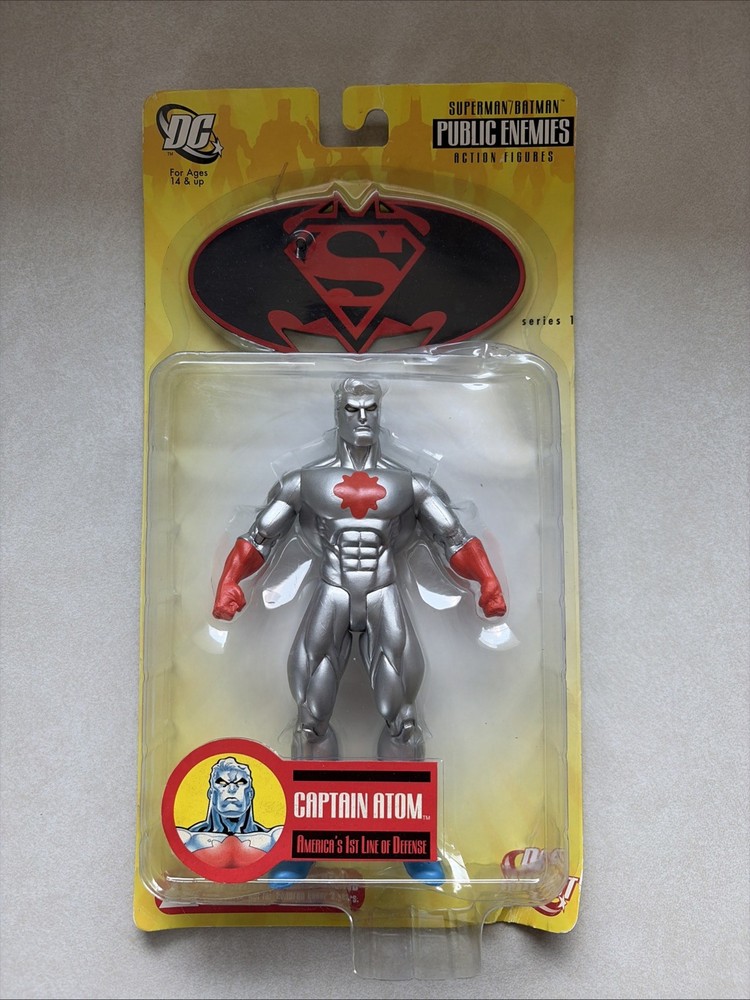 Captain Atom DC Direct Superman Batman Public Enemies 6.5″ Action Figure 2005 NI