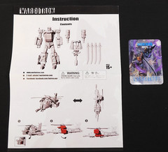 WARBOTRON WHIRLWIND TRANSFORMING ROBOT HELICOPTER WB01-D COMPLETE W/BOX 2015