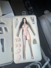 LD DOLL 28XL 1/6 Pink Skin Large Breast Body Soft Silicone Female Figure 5” Tall